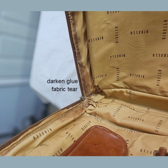 BIRELLO Italian leather briefcase - Picture 9 of 12